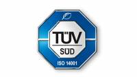 Certification mark of environmental management system DIN ISO 14001 for Eurotramp Trampoline