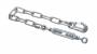 Chain c/w turnbuckles M10 and snap-hook