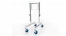 Trampoline lifting roller stands "Safe & Comfort" with connecting tube